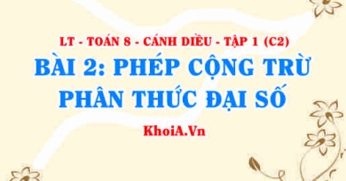 Cách cộng trừ hai phân thức cùng mẫu, khác mẫu, khái niệm phân thức đối? Toán 8 bài 2 c2cd1